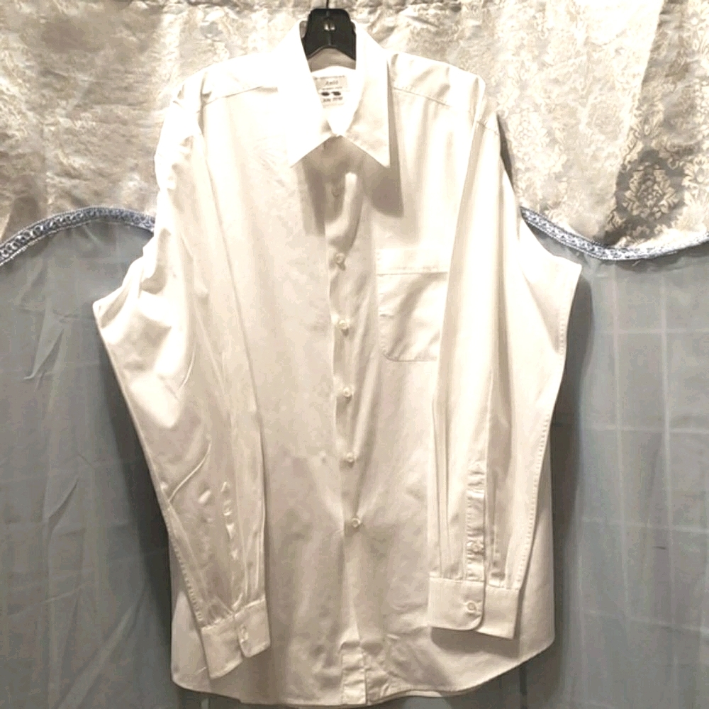 MEN ANTO BEVERLY HILLS WHITE SHIRT SZ 17.5